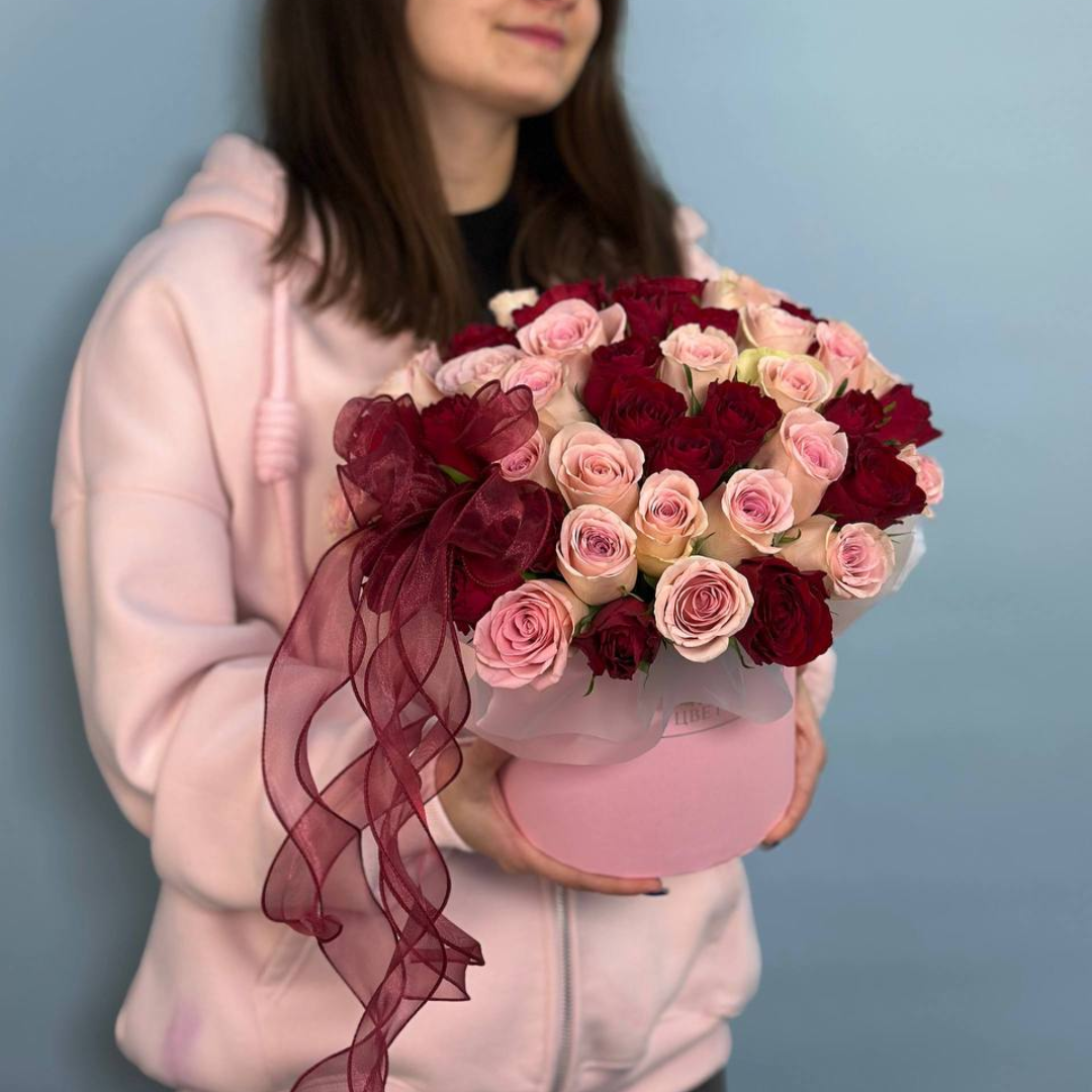 51 Роза Кения 32см в коробке