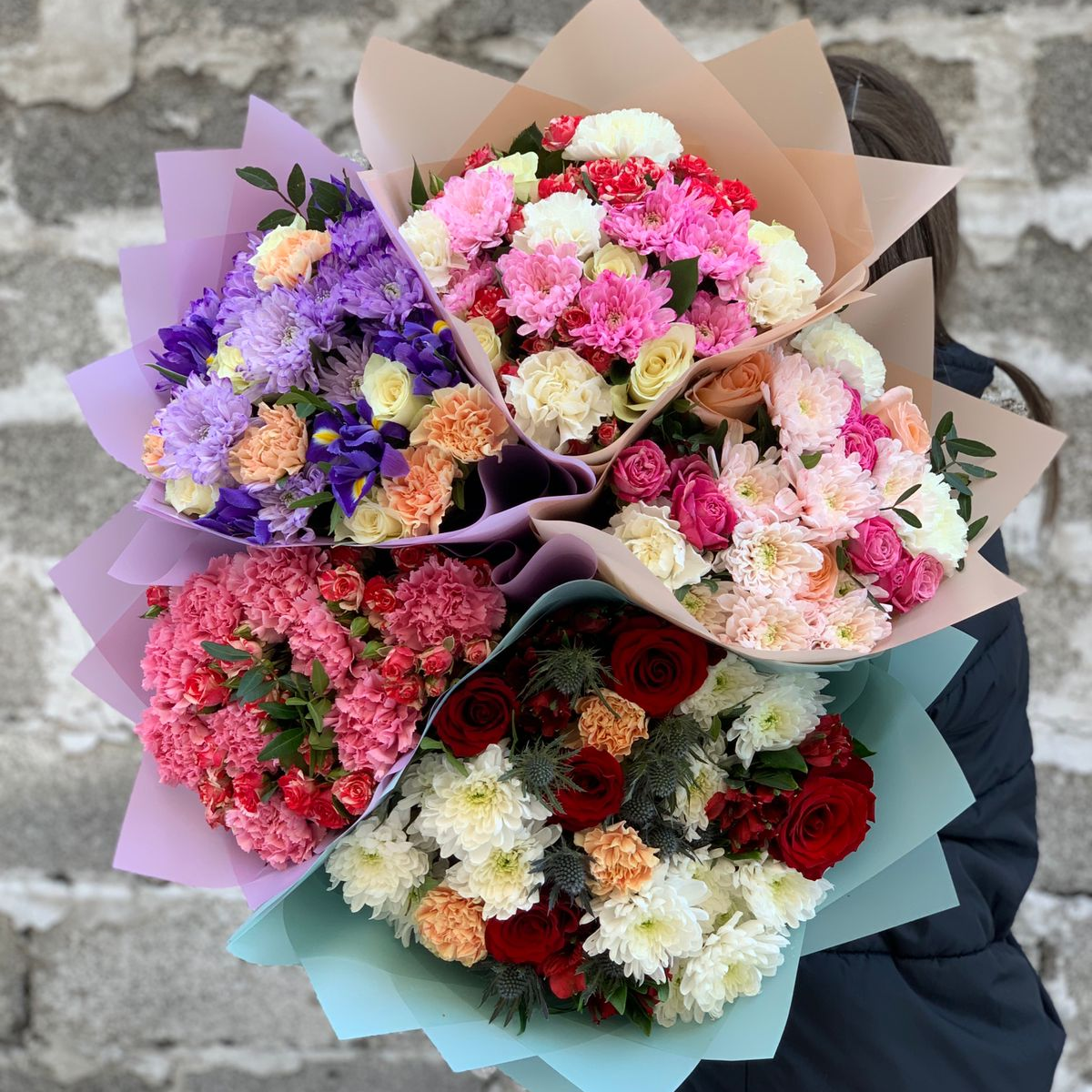 Нежный микс букетик 13