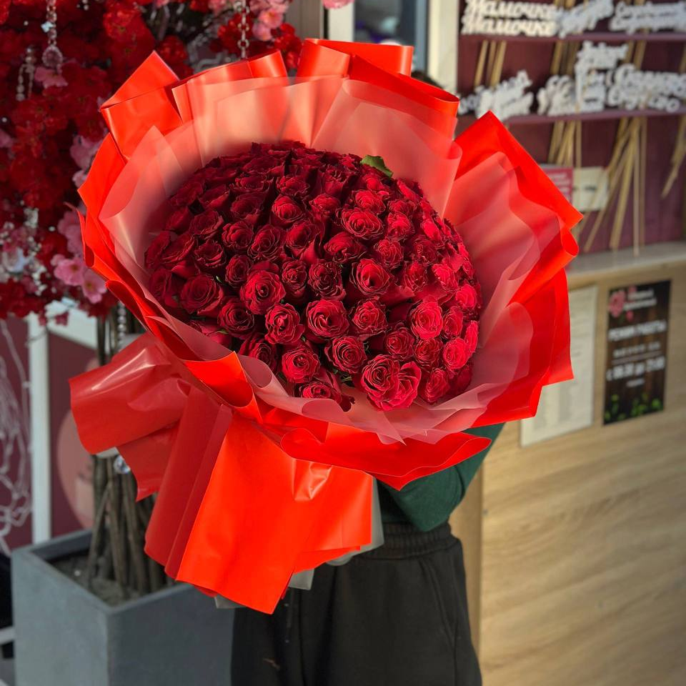 101 Роза Кения 42см