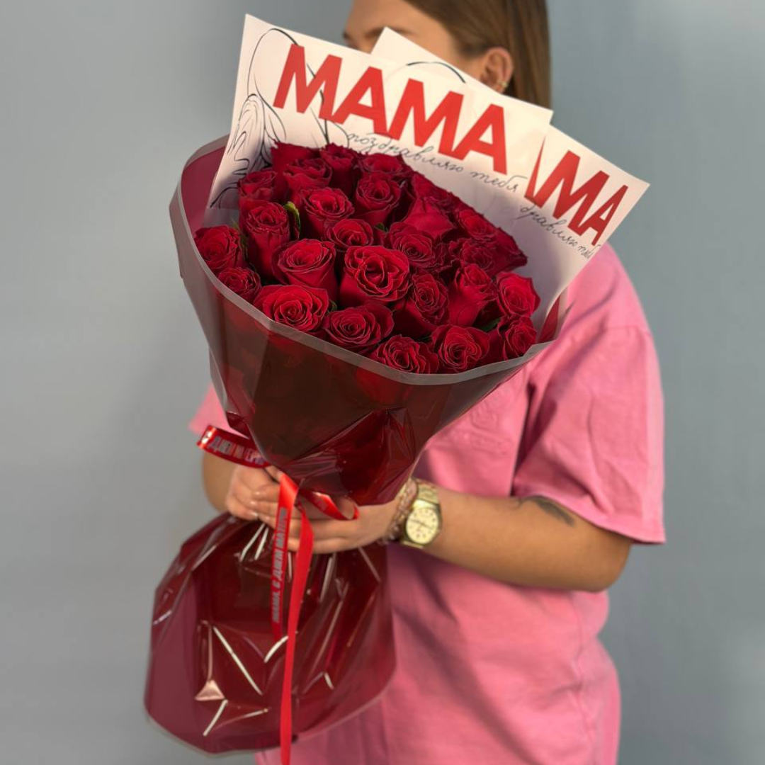 31 Роза Кения 42см для Мамы 
