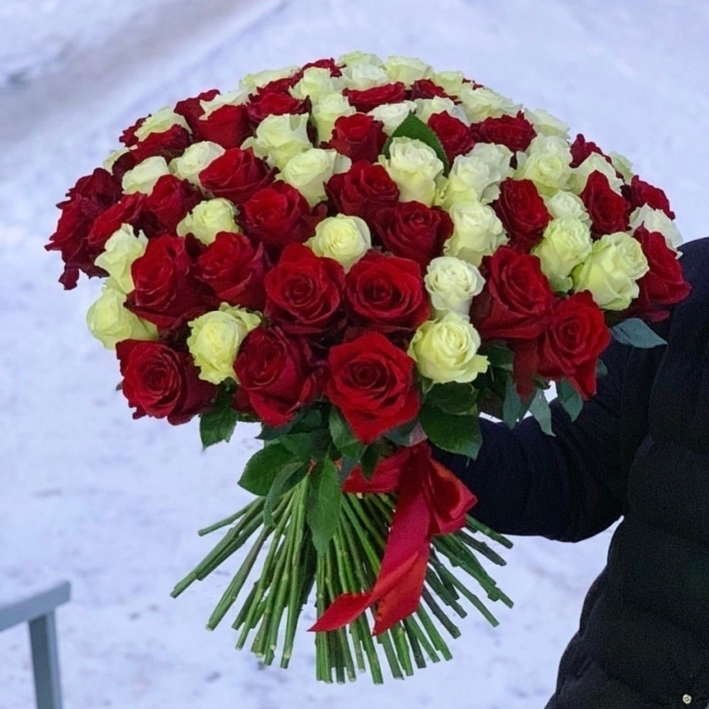 101 роза 50 см