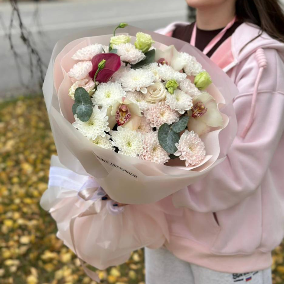 Букет с орхидеей 