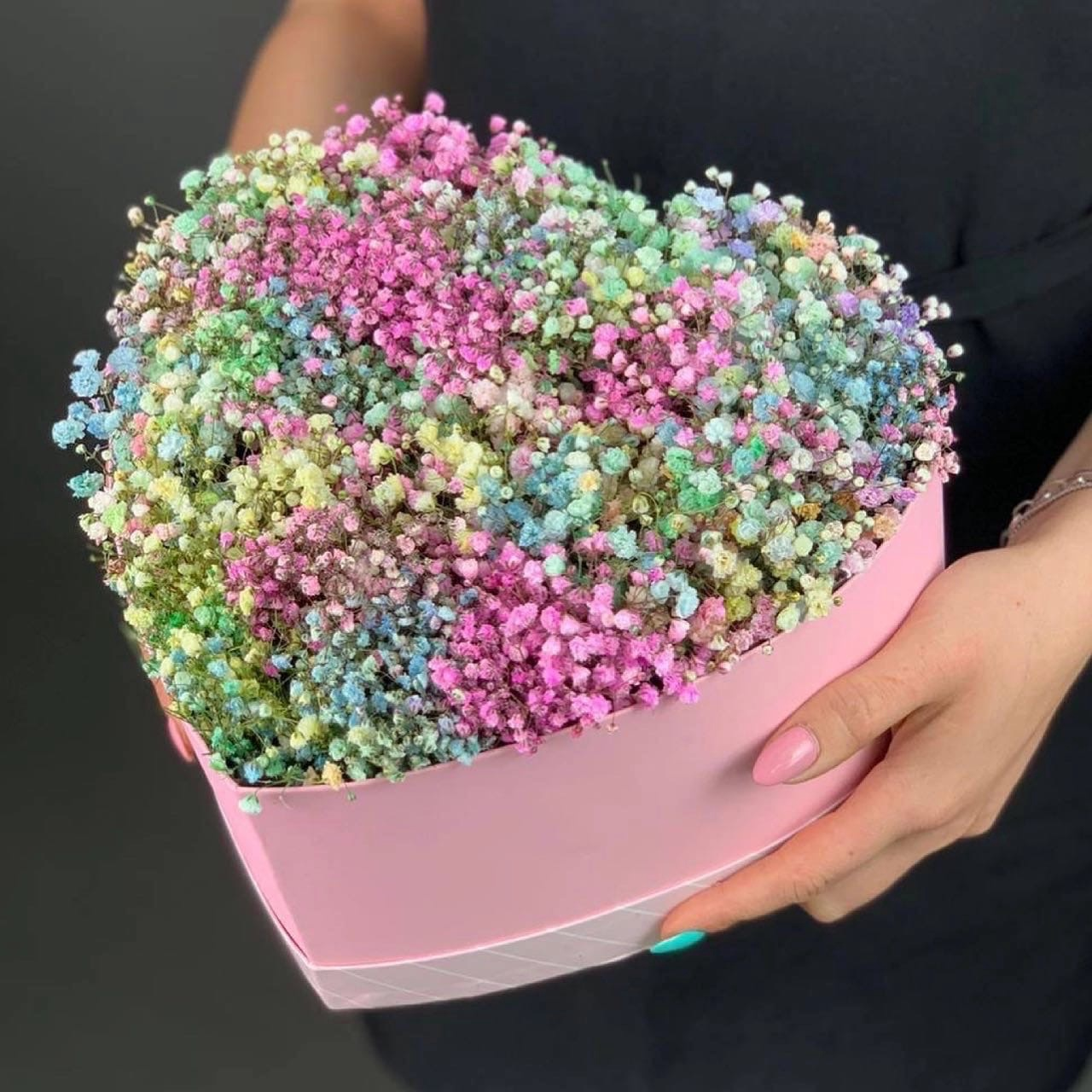 Heart Сердце из гипсофилы