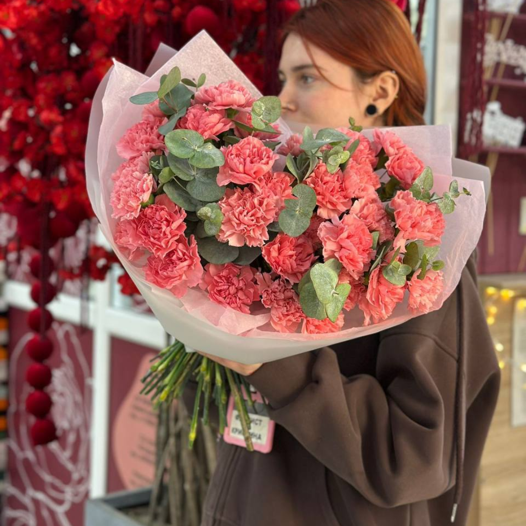 31 диантус с эвкалиптом №3