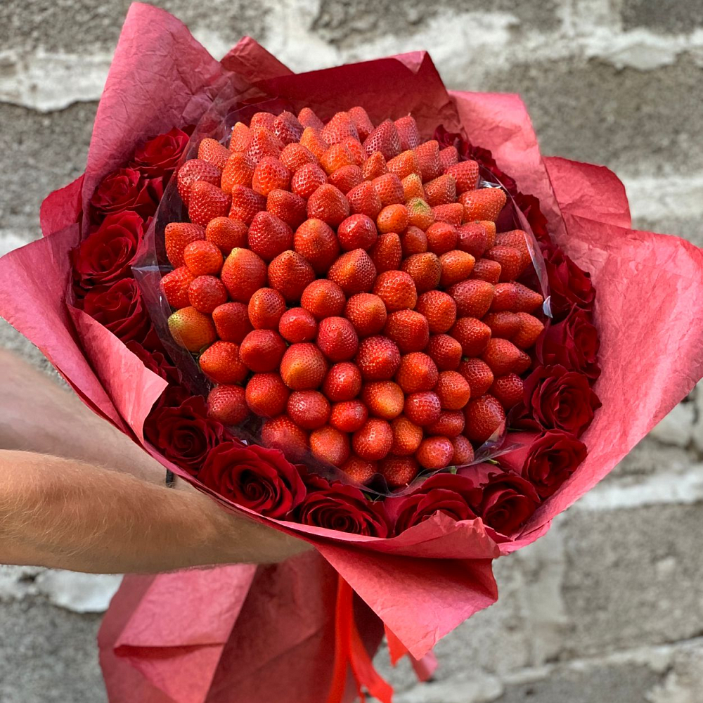 Клубничный вау букет