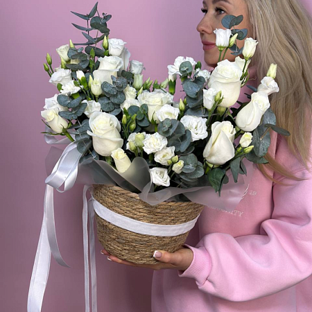 Кашпо Белоснежное 