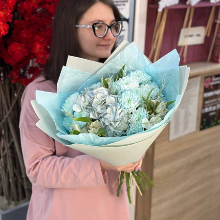 Букет с Гортензией 