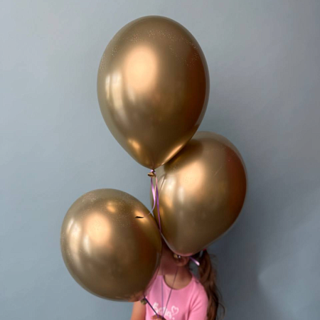 3 шарика хром 