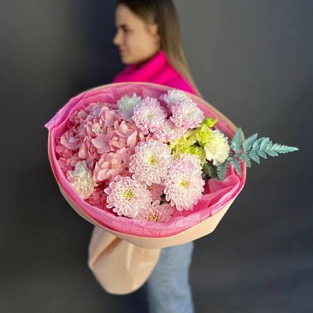 Розовое сердце