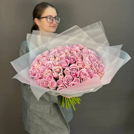 101 роз Кения 42см