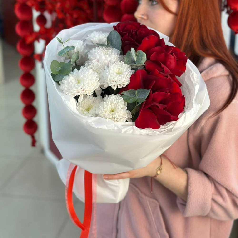 Букет с французскими розами №1 