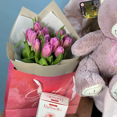 Набор S с тюльпанами