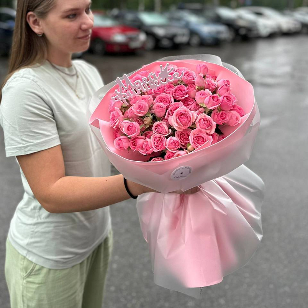 15 кустовых роз