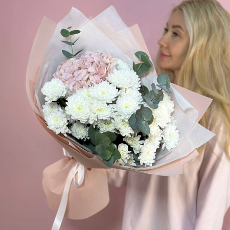 Букет с Гортензией Макси