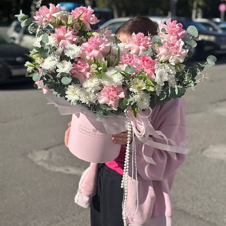 Композиция ГИГАНТ с французскими розами 