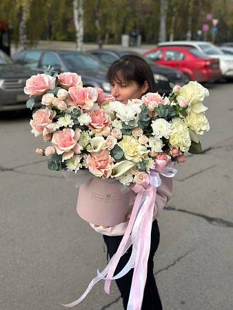 Коробочка с Французскими розами 