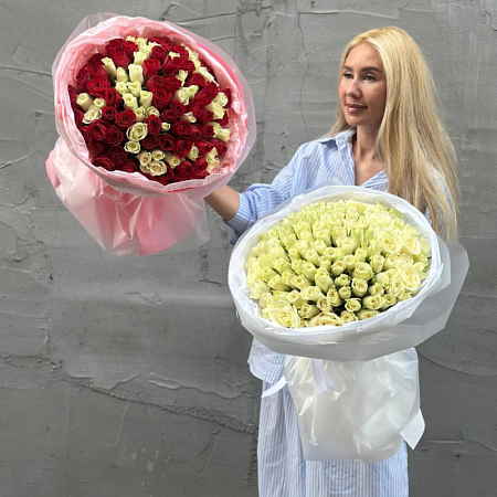 101 Роза Кения 32 см