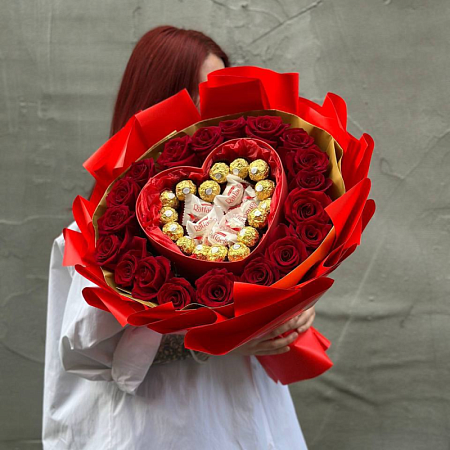 21 роза Эквадор, Рафаэлло, Ферреро Роше