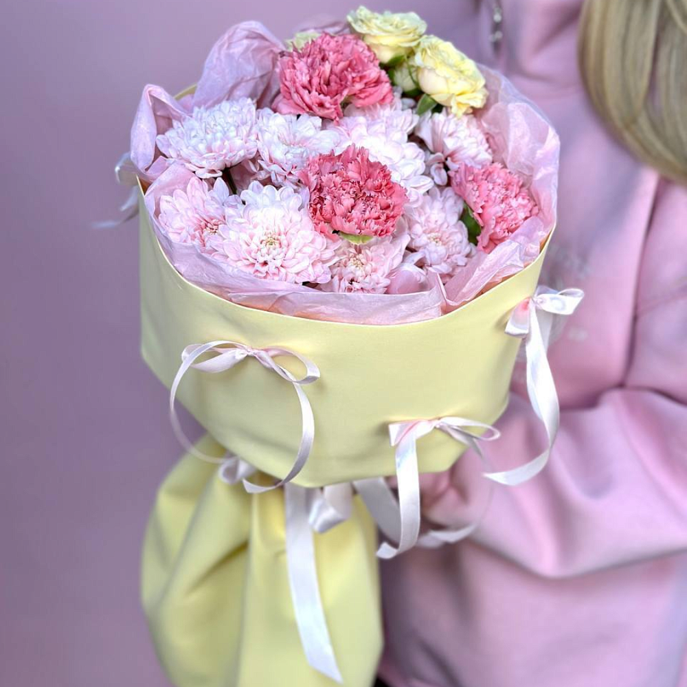 Нежный Букетик с бантиками 