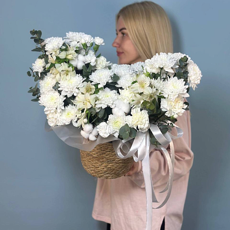 Белоснежное Кашпо