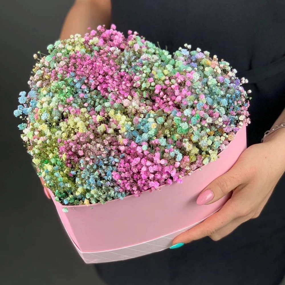 Heart Сердце из гипсофилы