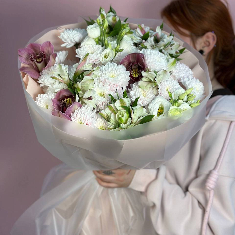 Букет с орхидеей 